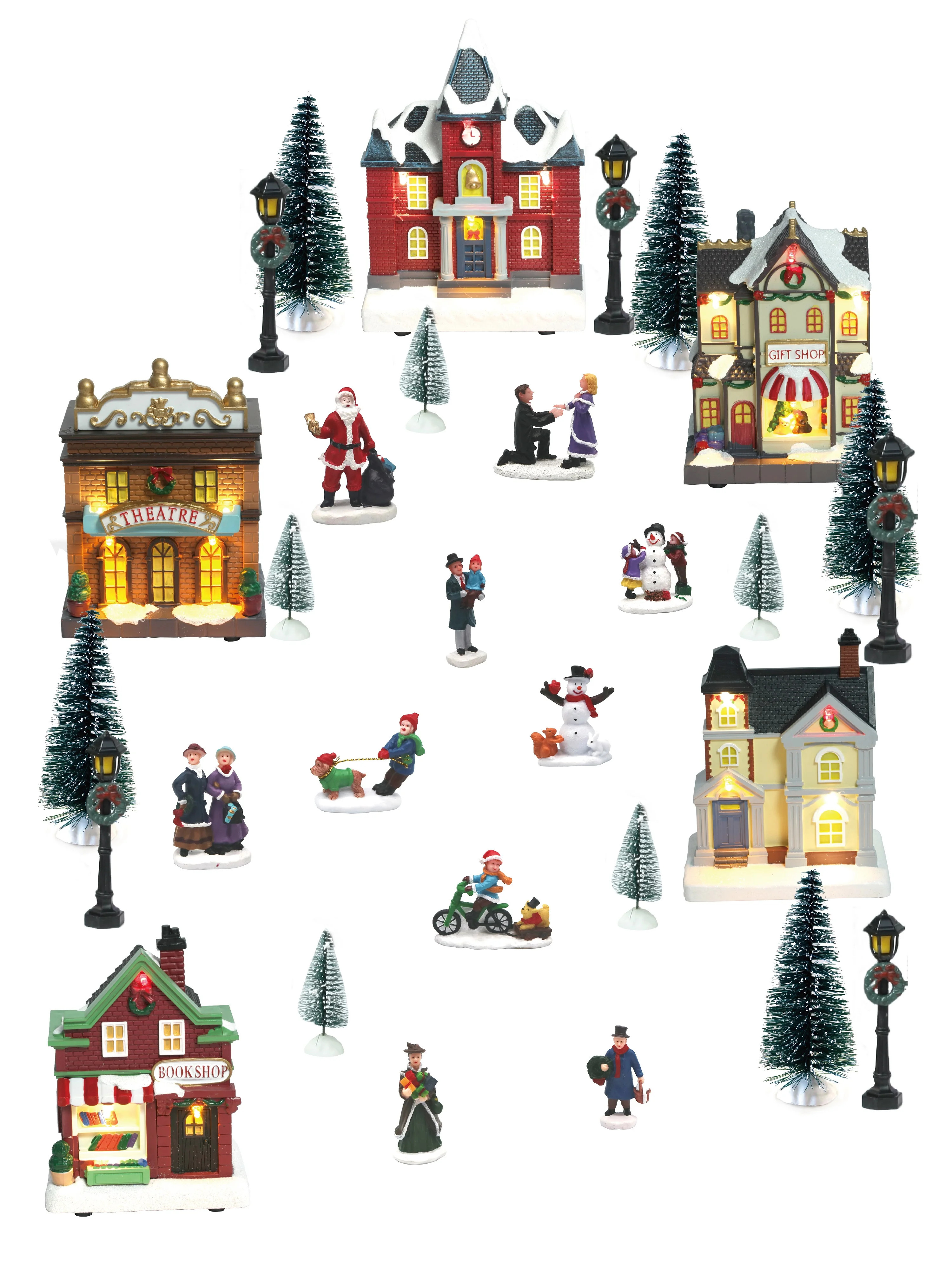 Holiday Time Village House - Walmart.com | Walmart (US)