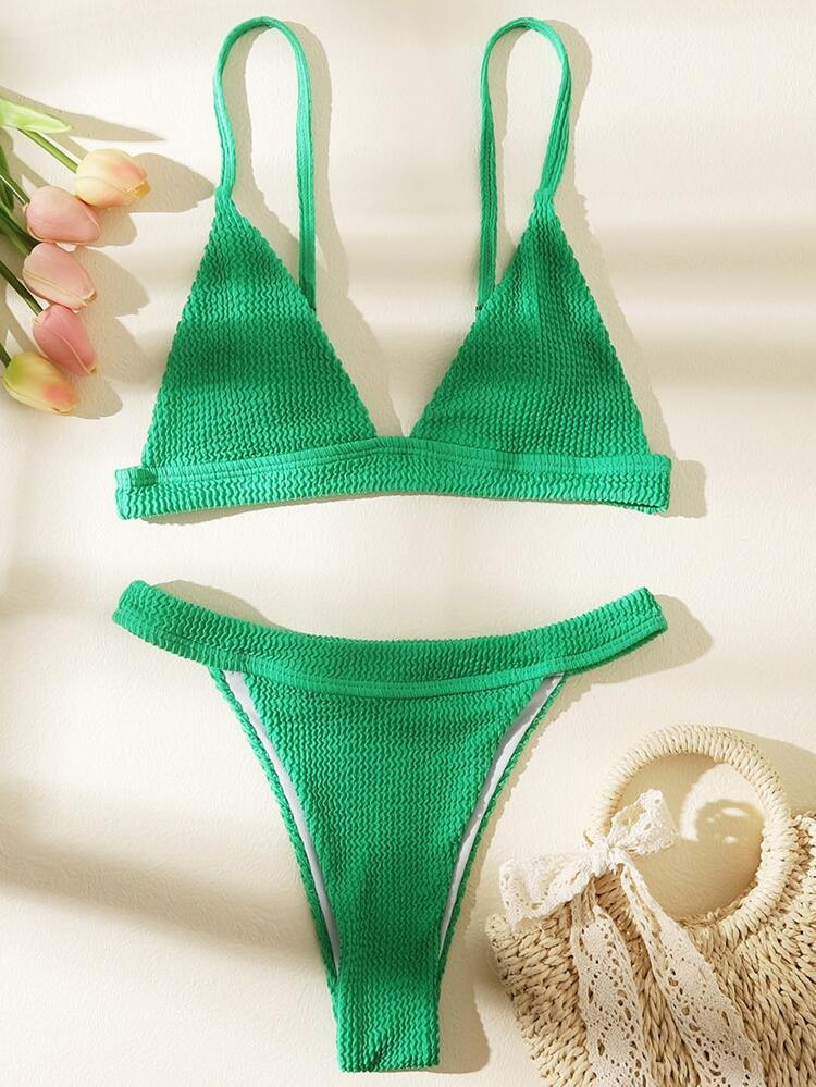 Triangle Thong Bikini Swimsuit | SHEIN