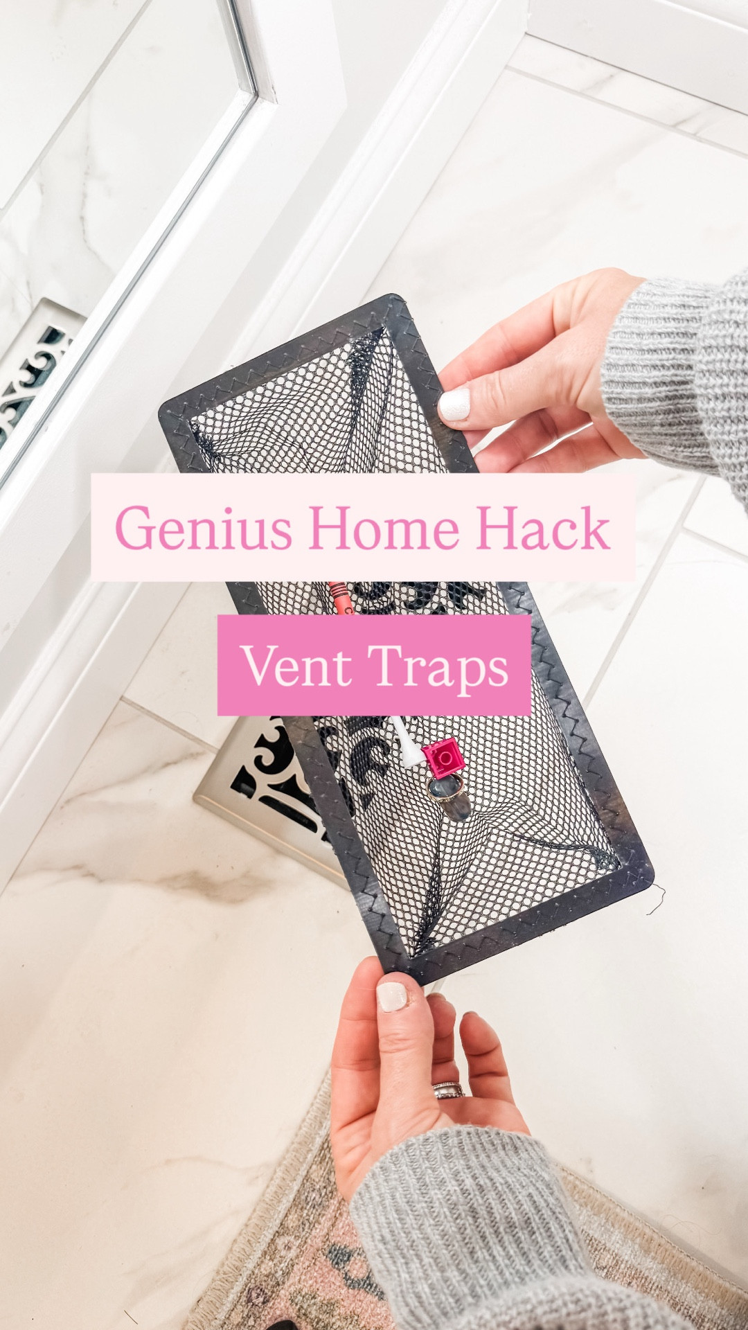 These mesh vent traps fit right under floor vent covers to catch tiny items before they fall into the ducts. A simple home hack if you have kids, pets, or small things that love to disappear. 

#LTKHome #LTKmomlife
