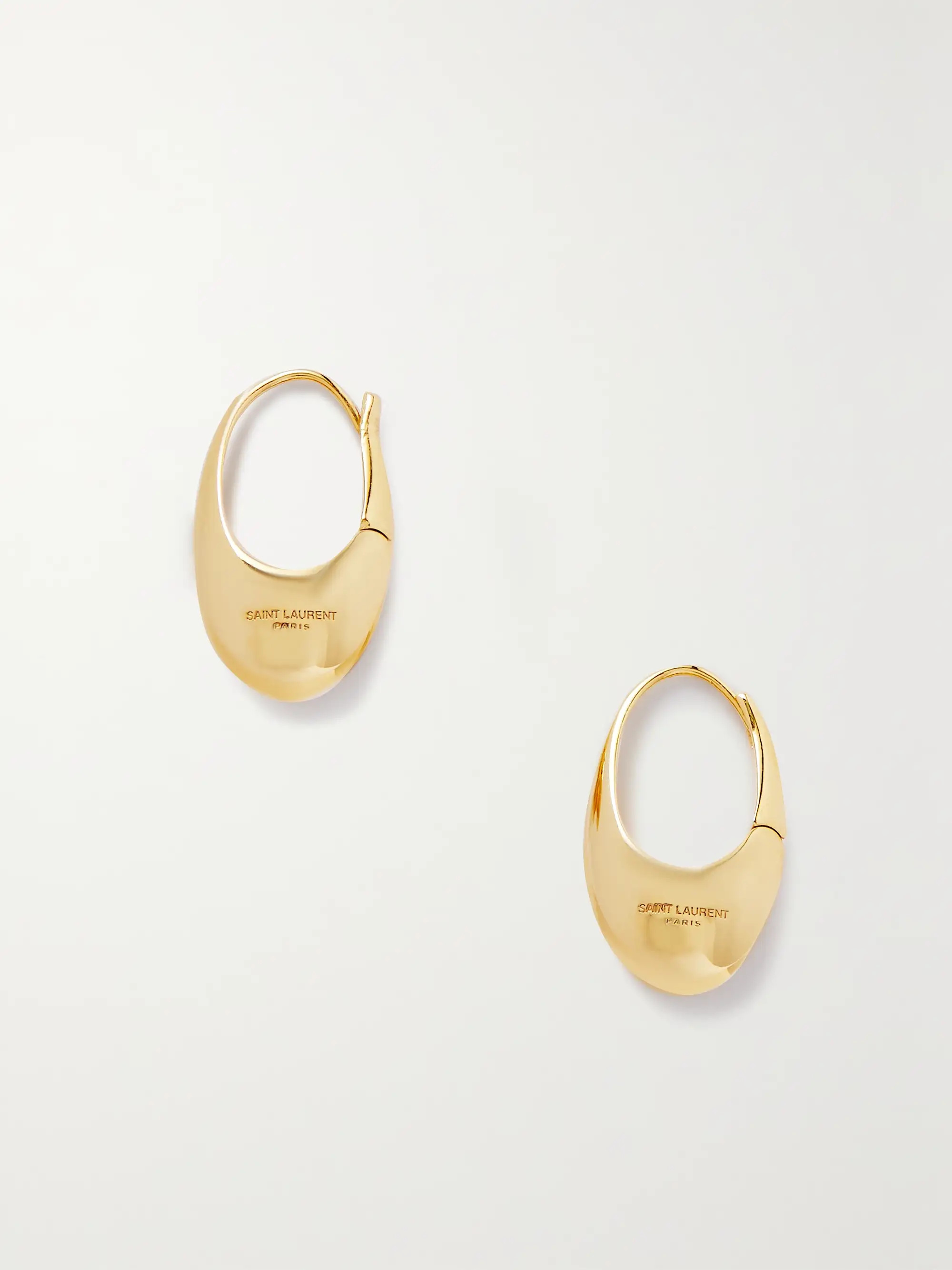 Arty gold-tone hoop earrings | NET-A-PORTER (UK & EU)