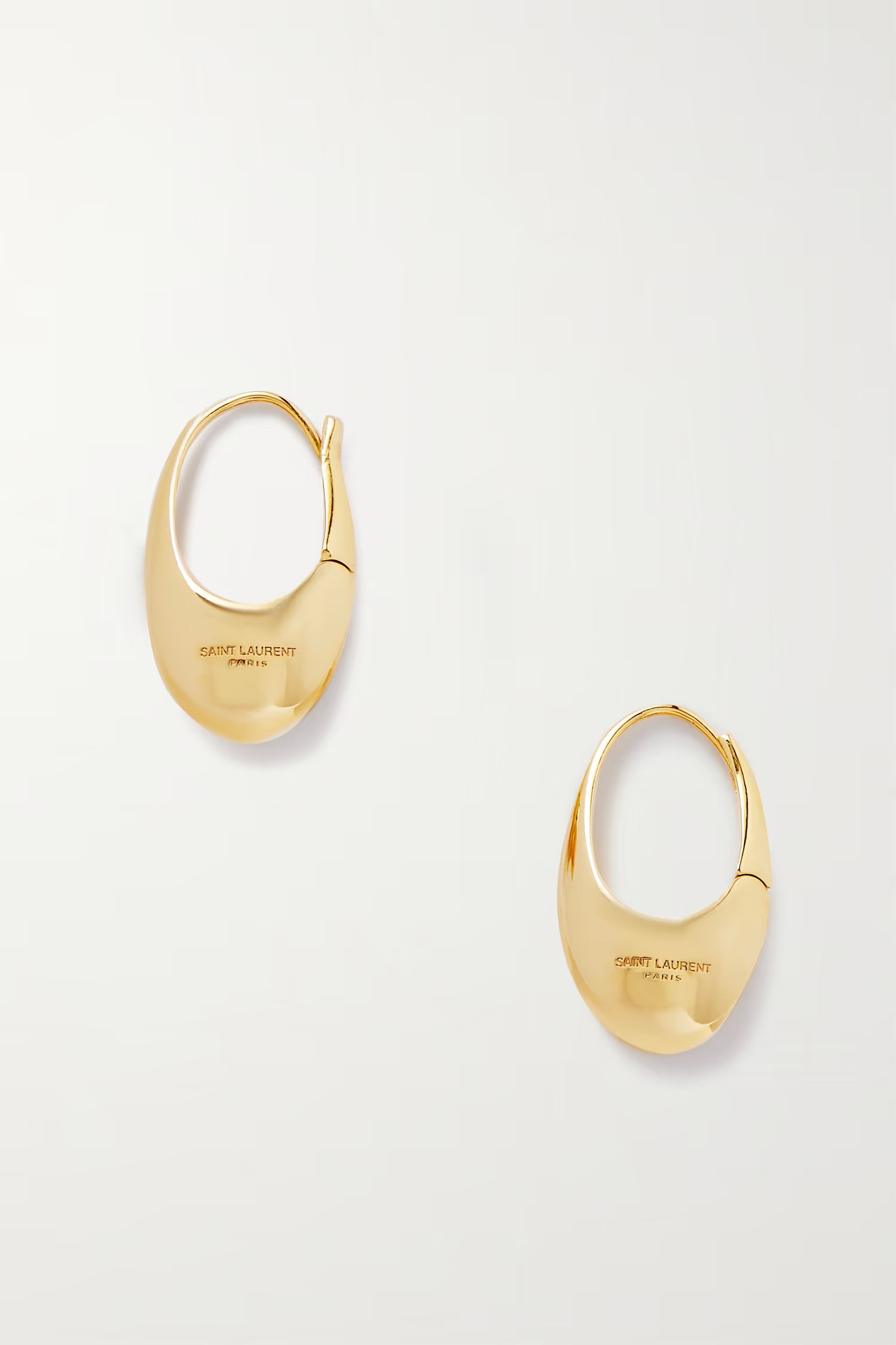 Arty gold-tone hoop earrings | NET-A-PORTER (UK & EU)