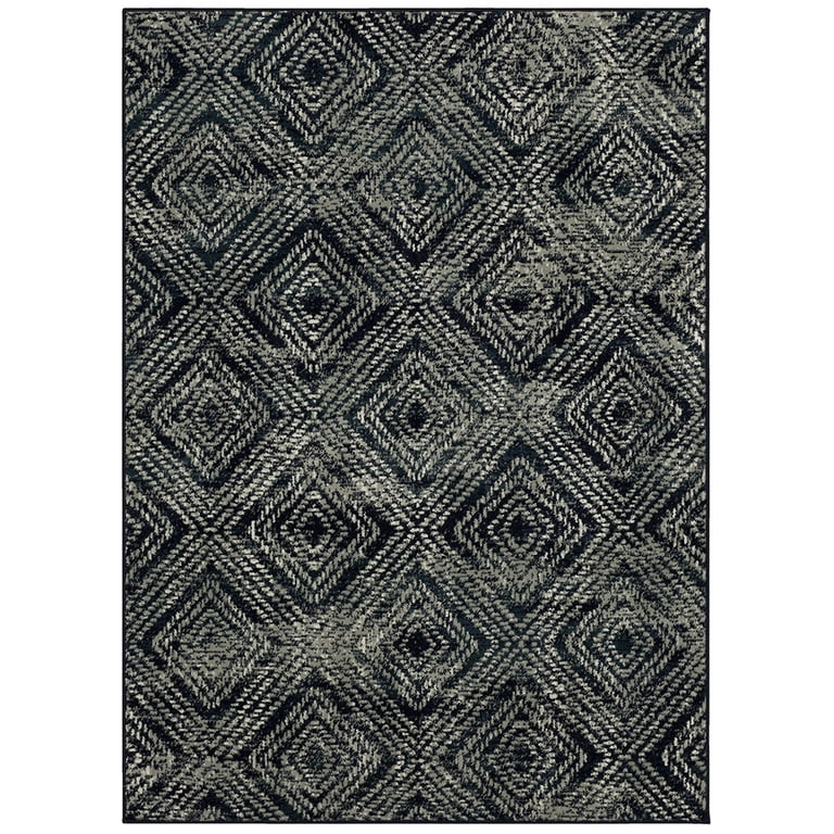 Gap Home Geometric Diamond Indoor Area Rug, Blue and Gray, 5'x7' | Walmart (US)