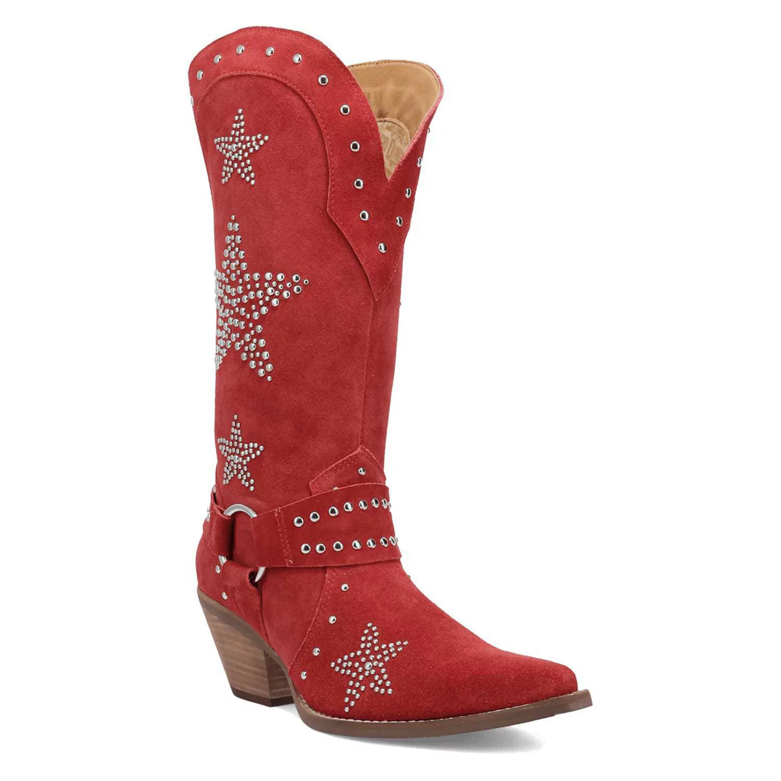 Dingo Lucky Stars Women's Suede Boots, Size: 9.5, Red | Kohl's
