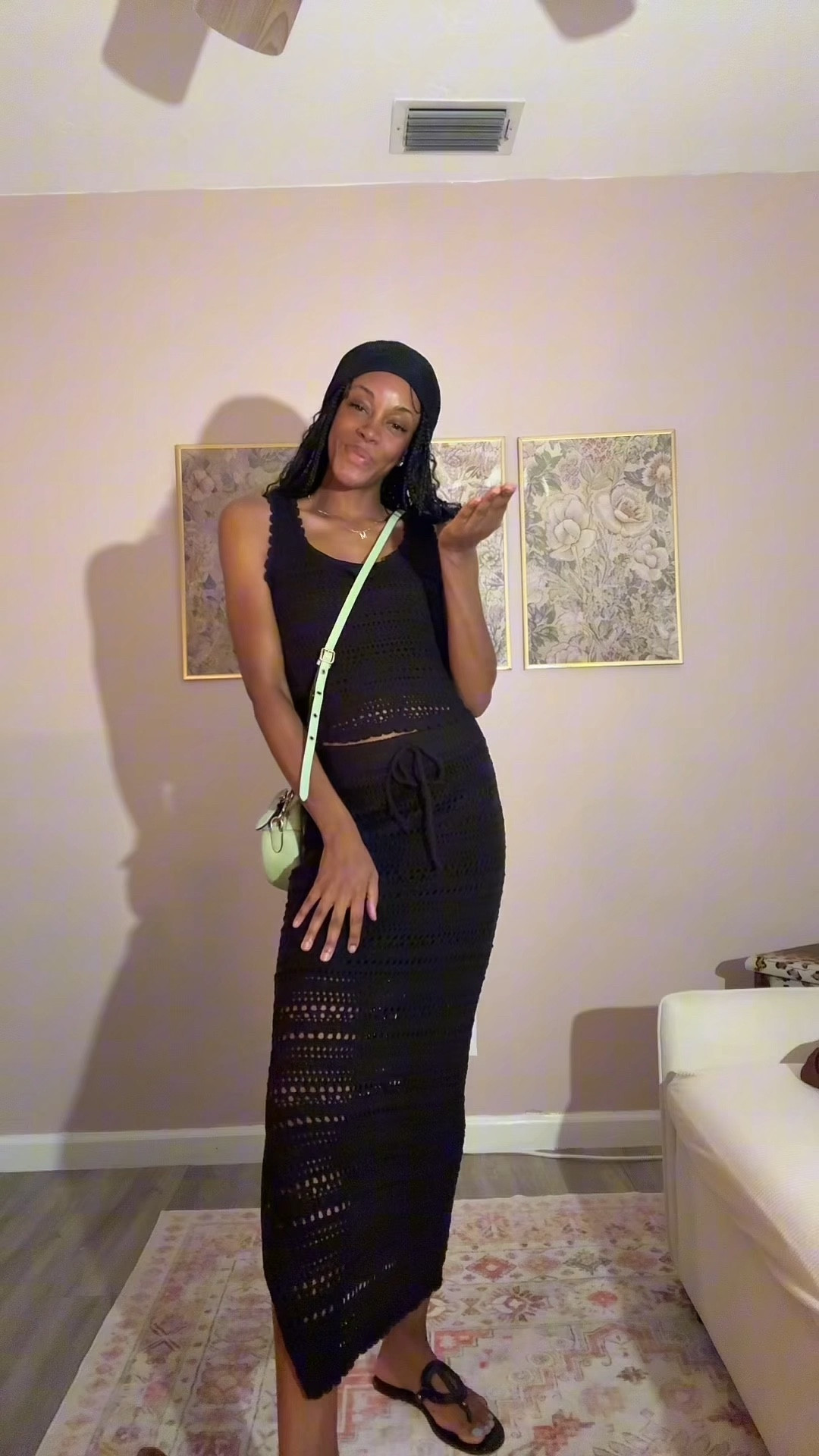 The type of outfit I can’t keep a secret. I still can’t believe this maxi skirt and top set is under $20! Crochet styled material, perfect for spring and ideal for different occasions  

#LTKSeasonal #LTKSaleAlert