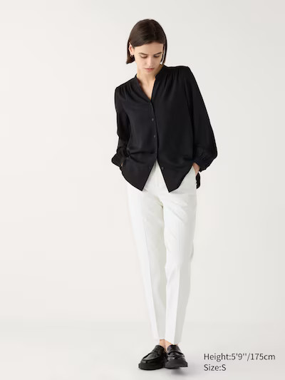 Smart Ankle Trousers (Longer)Colour: 00 WHITE Women SXXSXSSMLXLXXLAdd to cartAdd to wishlistFind ... | UNIQLO (UK)