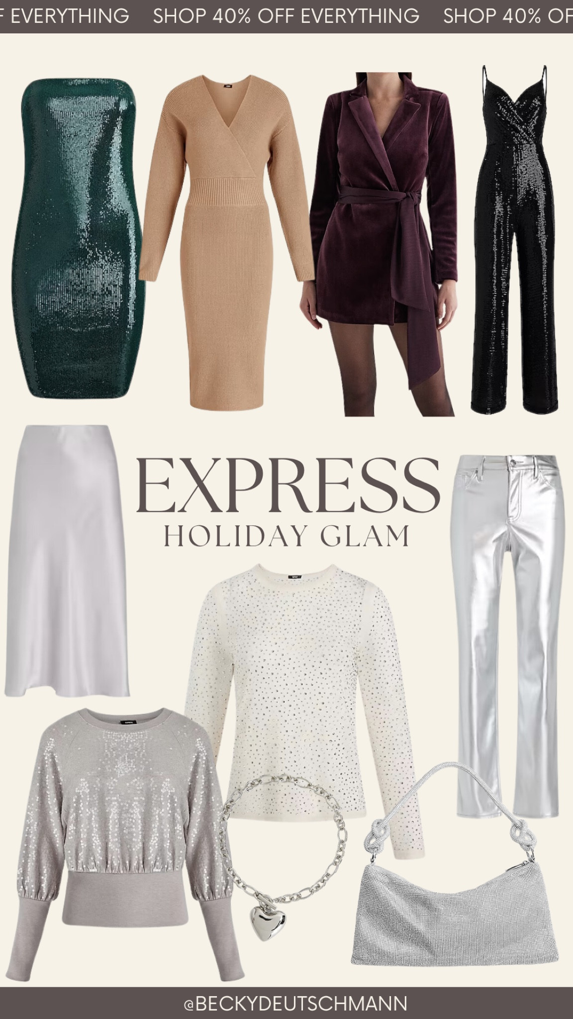 40% off sale at Express! Holiday outfit inspo ✨

#LTKparties #LTKHoliday #LTKstyletip