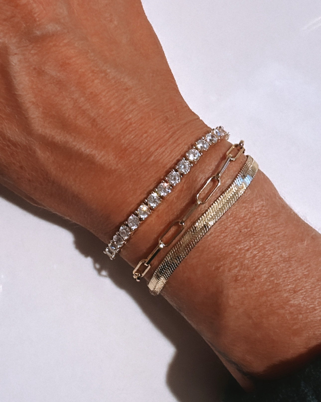 The most elegant stack. I just got in this Grand Heiress Tennis Bracelet in gold & diamond and all of you ladies NEED THIS for your everyday. It comes in 6” and 7” I got 6” for it to be a little more tight on my wrist and stay in place. The 7” is great if you have a bigger wrist or want something that moves around through the day. 🥰

I also just got in this new tennis necklace and it’s brilliant. Linked that and a few other new items I got in today that I’d recommend  

Use code CORRINNE for 10% off these items 💎🤍

Xoxo,
CeCe 🙏

#Jewelry #LTKJewelry #Diamondsareagirlsbestfriend #NEED #Jewels #LTKMidSize 

#LTKParties #LTKHome #LTKOver40 #LTKStyleTip #LTKFindsUnder100 #LTKBeauty