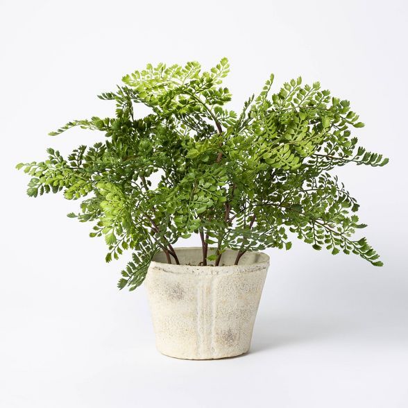 18" x 15" Artificial Fern Plant in Pot - Threshold™ designed with Studio McGee | Target