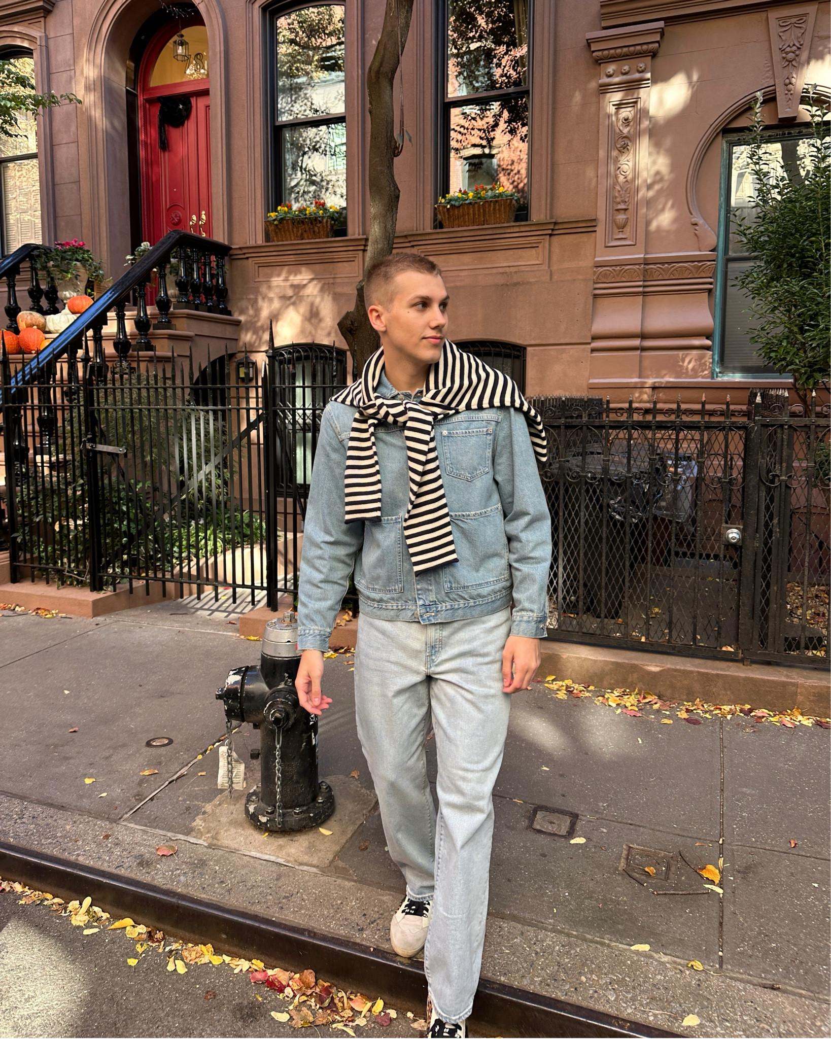 Men’s fall fit in New York wearing jean on jean #NYC #MensFashion #Guys #FallFits #OOTD

#LTKMens #LTKSeasonal #LTKWorkwear