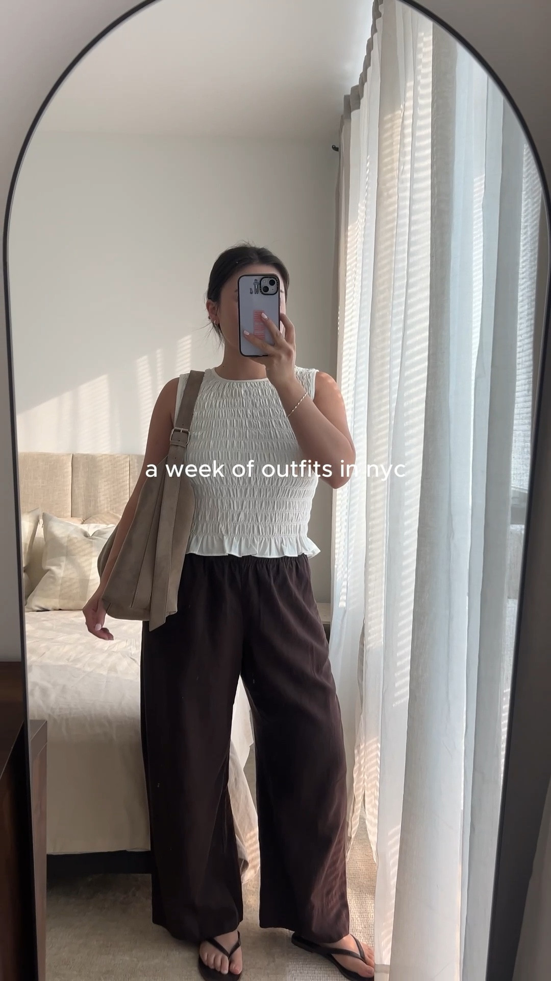outfit 1 (Monday)
- linked similar white jeans since mine are from zara
- tank is a closet staple from me and only 10$ from old navy!!

outfit 2 (Tuesday)
- top is zara so linked a similar Amazon option
- slip skirt is the BEST! I’m almost 5’3 and I love the length + great quality from Amazon!

outfit 3 (Wednesday)
- dress isn’t avail in navy anymore :( but linked the exact one since they also have it in white! 

outfit 4 (Thursday)
- best linen pants from gap! wearing a medium petite 

outfit 5 (Friday)
- same with the jeans as outfit 1

outfit 6 (Saturday)
- went to the beach this day so very relaxed outfit but one of my fave skirts! 


#LTKSeasonal #LTKFindsUnder50 #LTKStyleTip