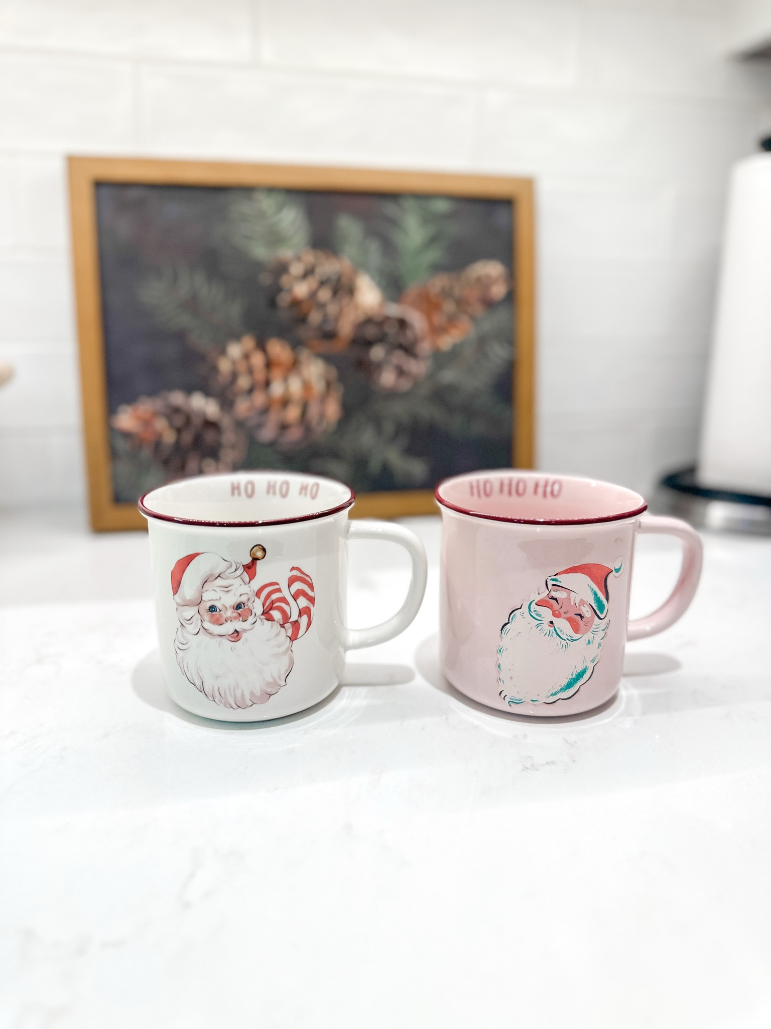 The cutest Santa mugs! How cute is the pink Santa? And the HO HO HO 😍 

#LTKHoliday #LTKGiftGuide #LTKSeasonal