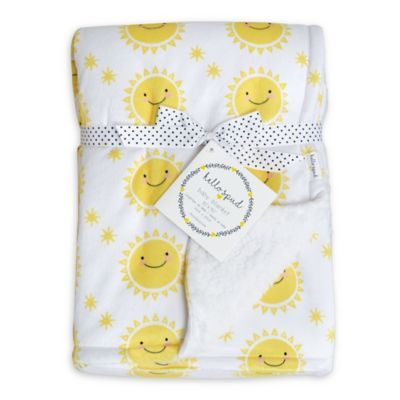 Hello Spud Sun Plush Baby Blanket in Yellow | buybuy BABY