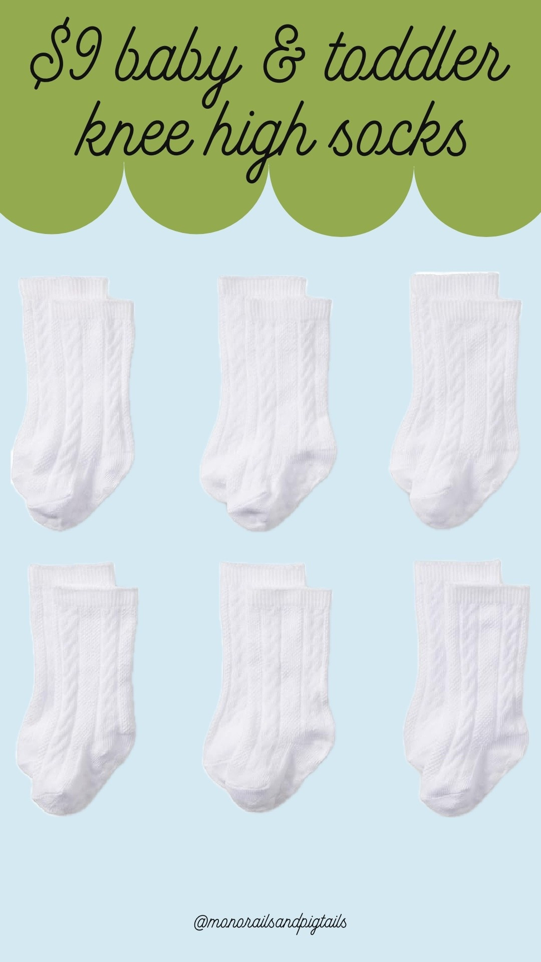 snagged this set of 6 knee high socks for my toddler for only $9!

#LTKBaby #LTKHoliday #LTKCyberWeek