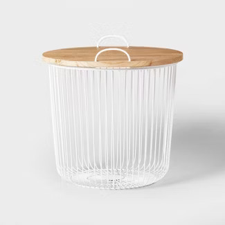 Wire Storage Floor Bin White - Pillowfort™ | Target