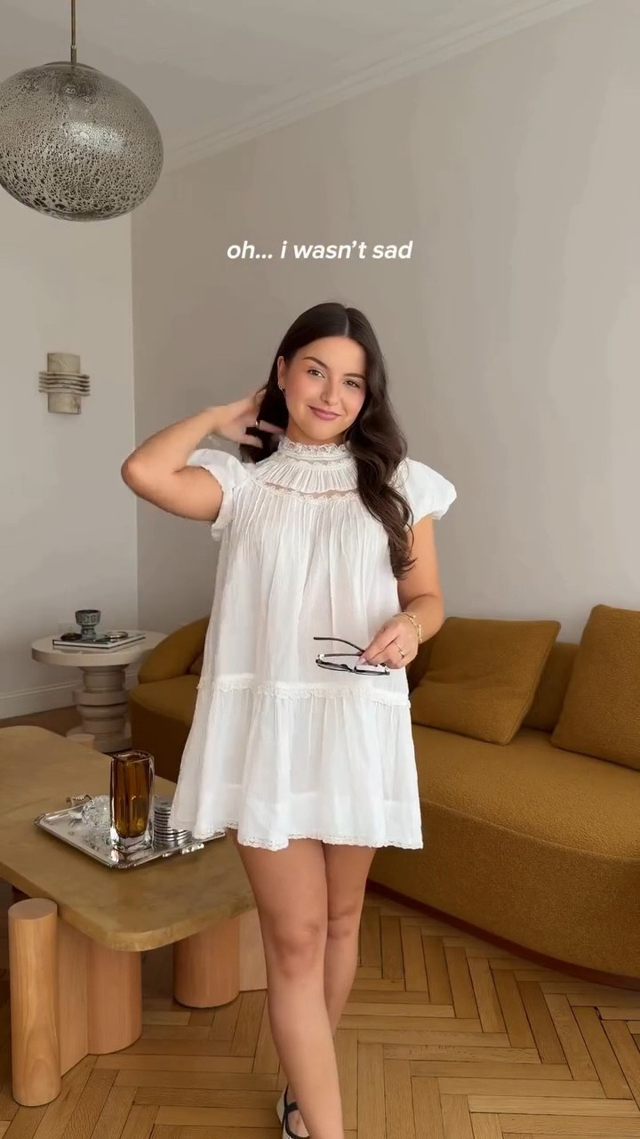 Coming to Buenos Aires means cafe hopping all day ☕️ dress is from Free People, wearing a size XS!