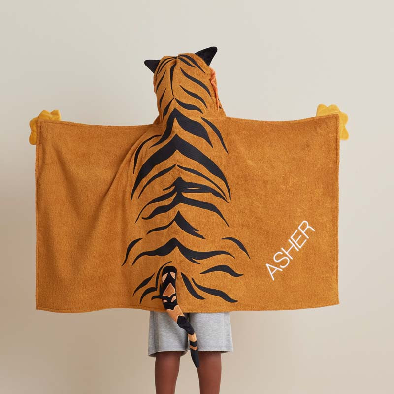 Hooded Towel - Roaring Tiger | The Company Store
