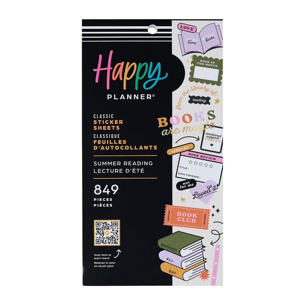Summer Reading - Value Pack Stickers | Happy Planner