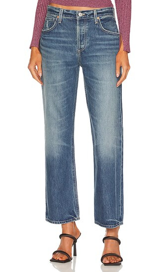 Citizens of Humanity Neve Low Slung Relaxed in Blue. - size 27 (also in 24, 28, 29) | Revolve Clothing (Global)