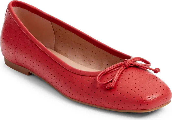 Ashton Perforated Ballet Flat (Women) | Nordstrom