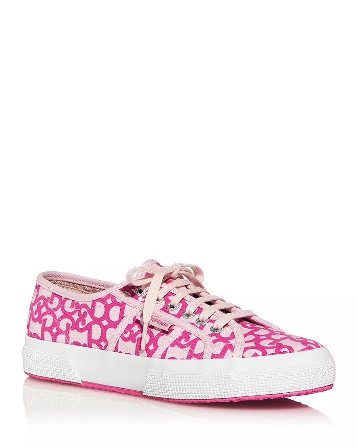 Women's 2750 Barbie Movie Lace Up Denim Print Sneakers | Bloomingdale's (US)
