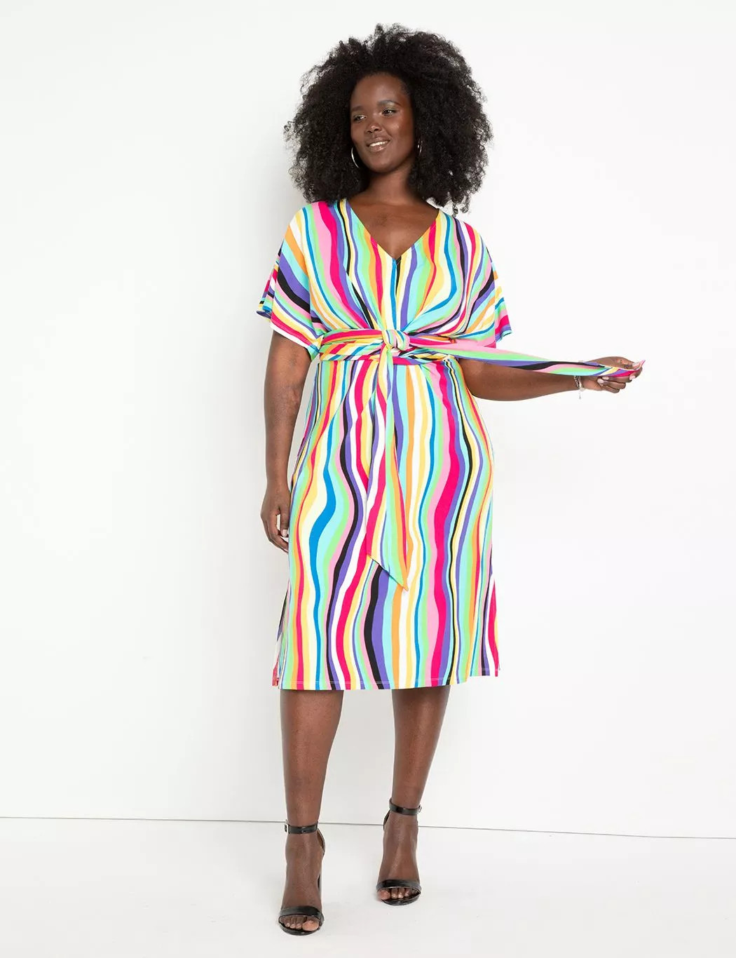 Wrap Around Dress | Women's Plus Size Dresses | ELOQUII | Eloquii