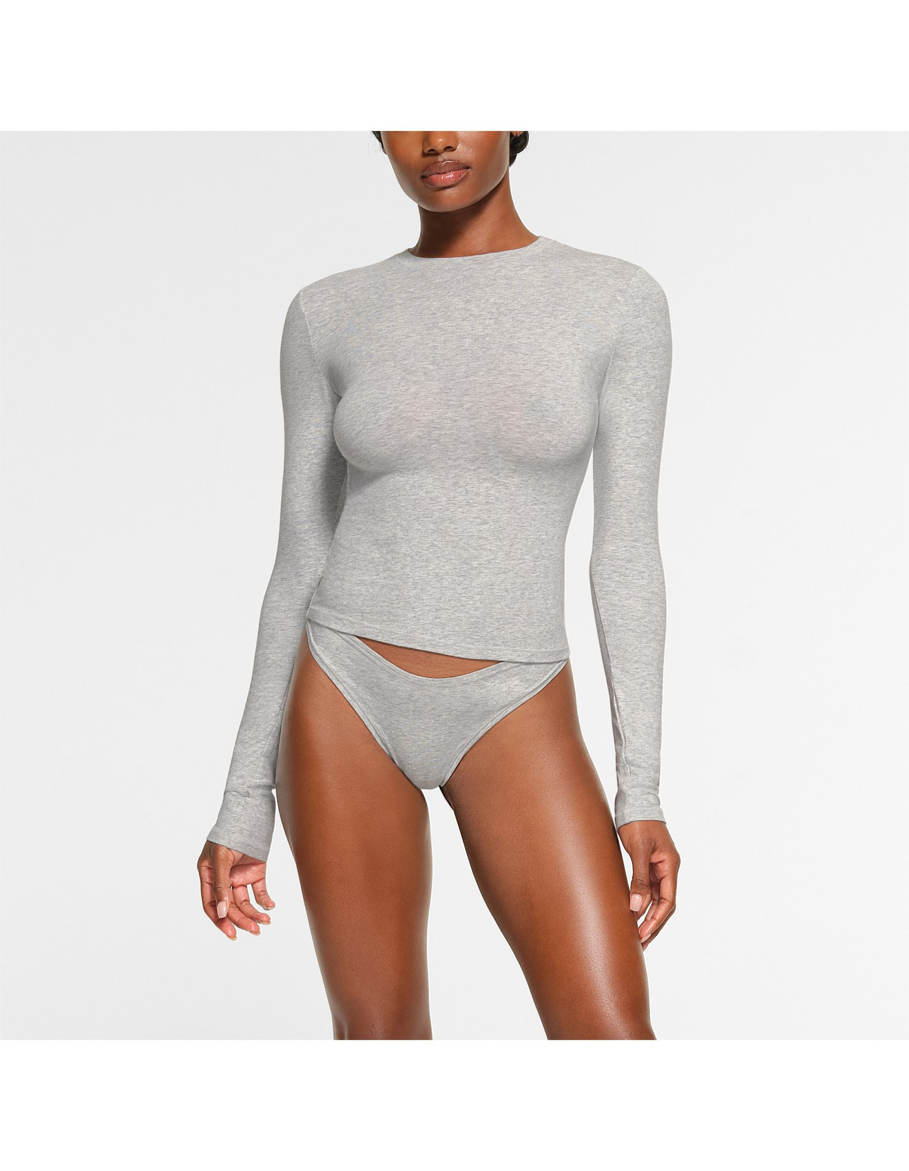 COTTON JERSEY LONG SLEEVE T-SHIRT | David Jones (Australia & New Zealand)