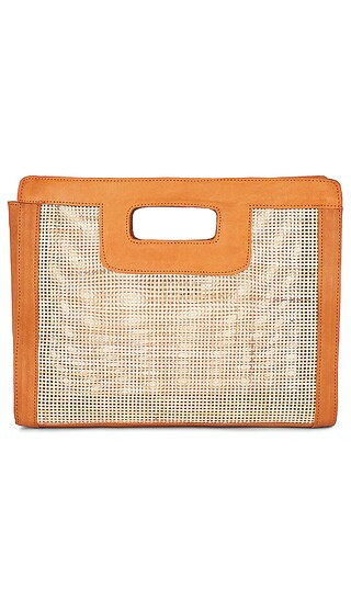 Marisia Bag in Dark Rattan | Revolve Clothing (Global)