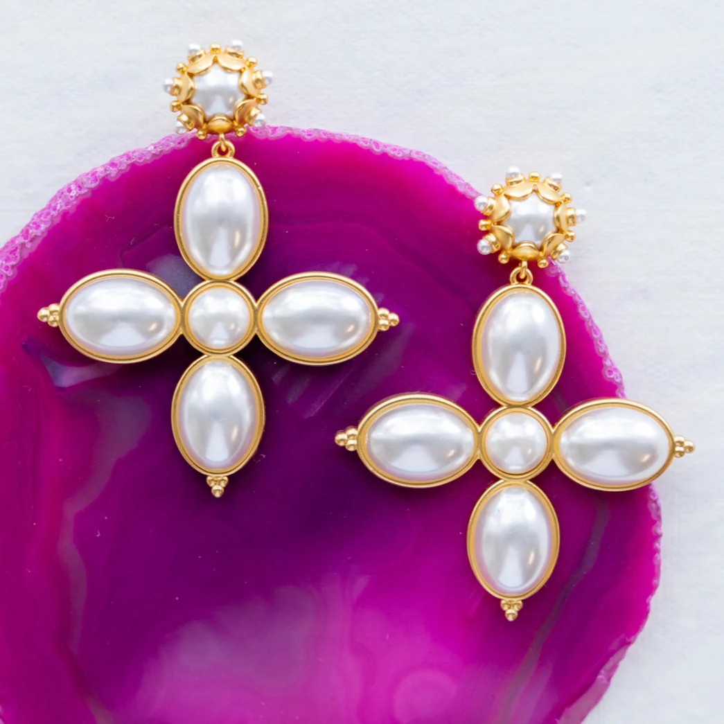 Grande Constance Earrings by Gresham | Support HerStory