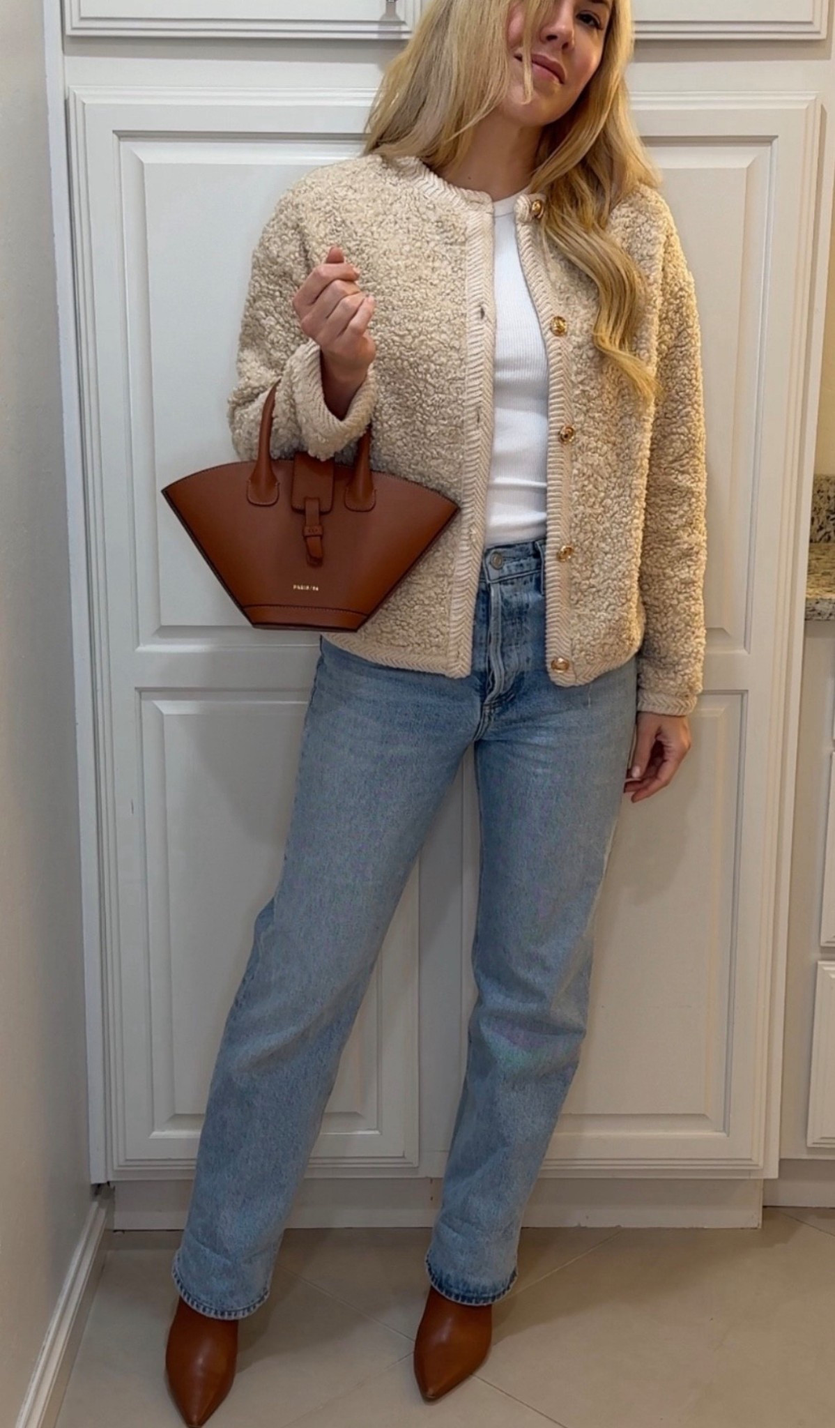 Cardigan 
Sherpa cardigan 
Agolde jeans 
#ltkitbag
#LTKShoeCrush #LTKStyleTip
#LTKFindsUnder50