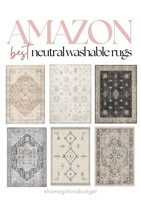 Washable rug, Amazon rug, neutral rug, neutral area rug, bedroom rug, living room rug, home decor on a budget, modern home decor, neutral home decor, amazon home decor, amazon home finds, (4/19)

#LTKstyletip #LTKhome