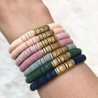 Name Bracelets, Custom New Colors Bracelet, Gold Bead Bracelet | Etsy (US)
