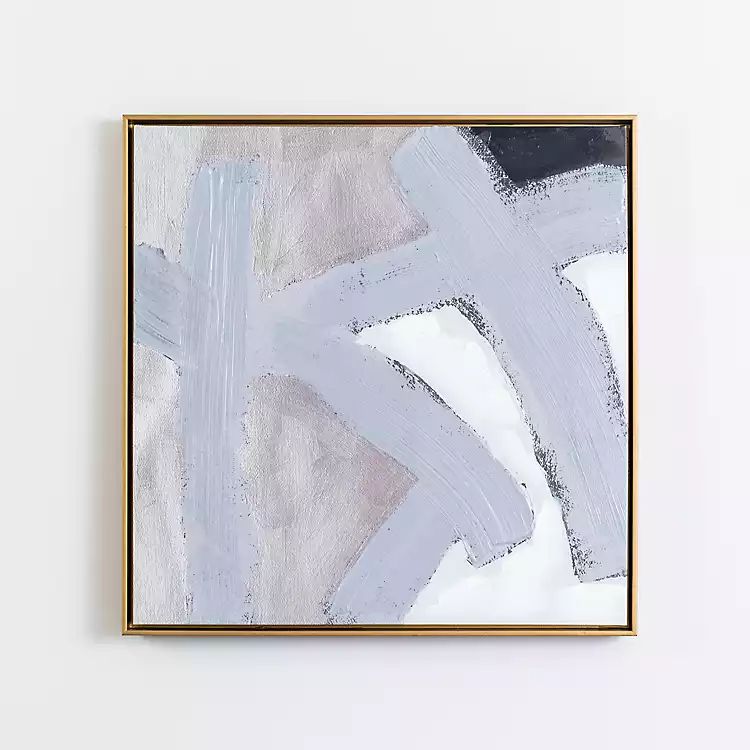 Gray Abstract Lines II Canvas Art Print | Kirkland's Home