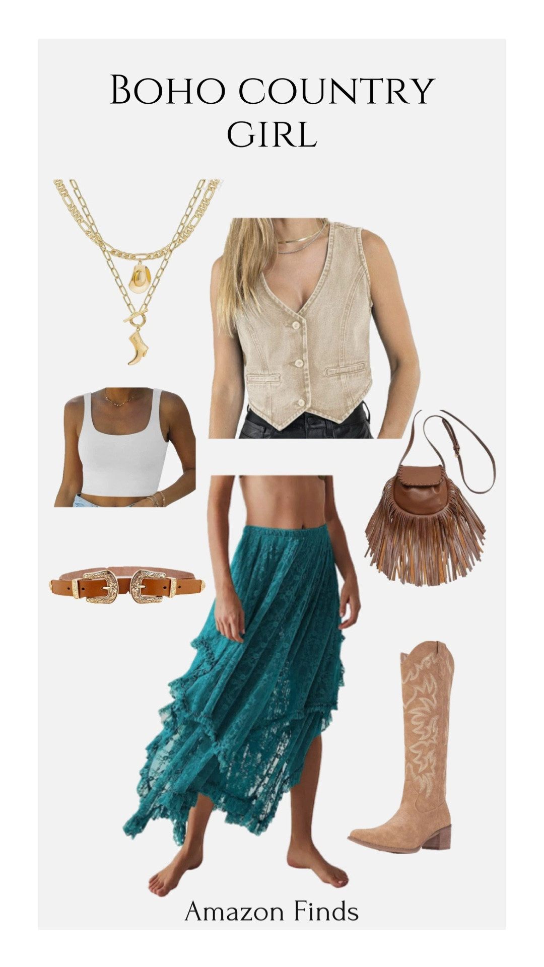 Bohemian country girl vibes🤍

#LTKFindsUnder50 #LTKStyleTip #LTKFestival