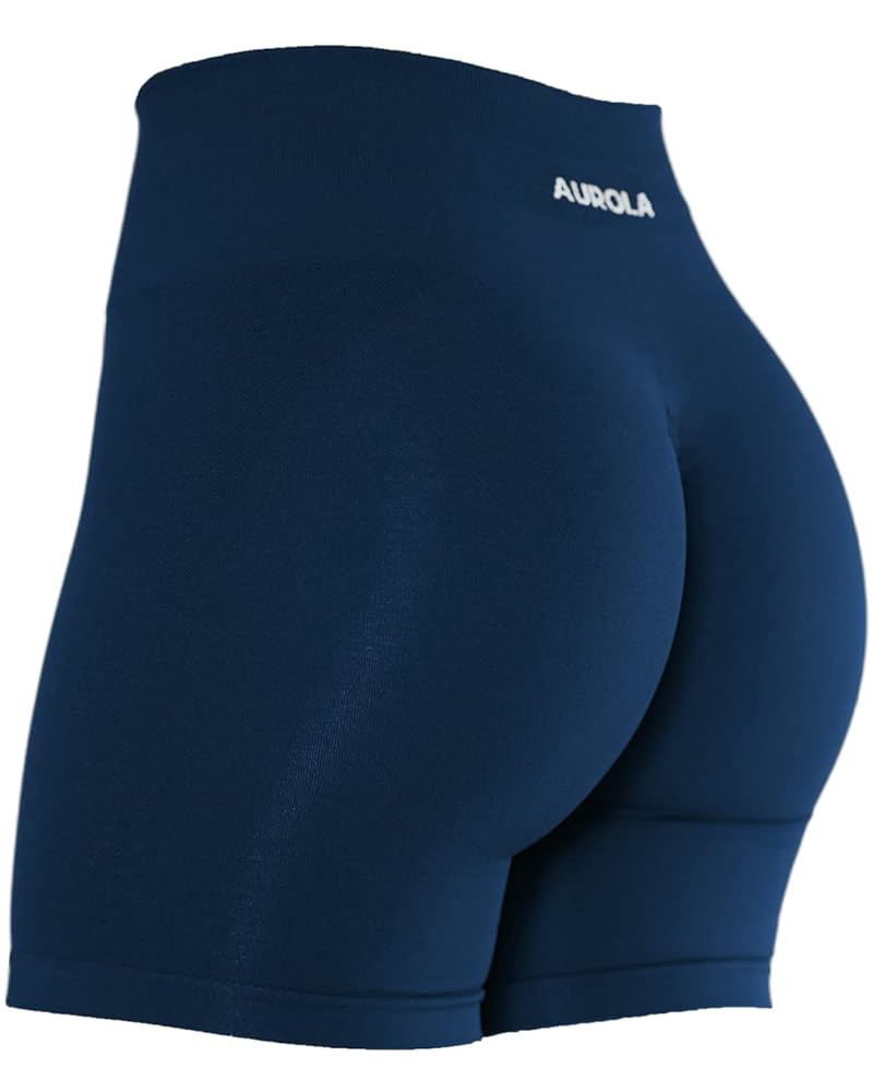AUROLA Intensify Workout Shorts for Women Seamless Scrunch Short Gym Yoga Running Sport Active Ex... | Amazon (US)