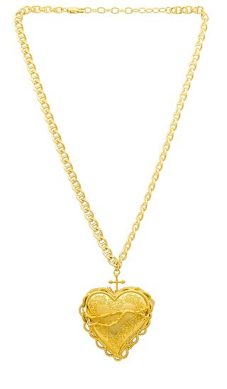 X Mirror Palais Heart Of Thorns Necklace in Gold | Revolve Clothing (Global)