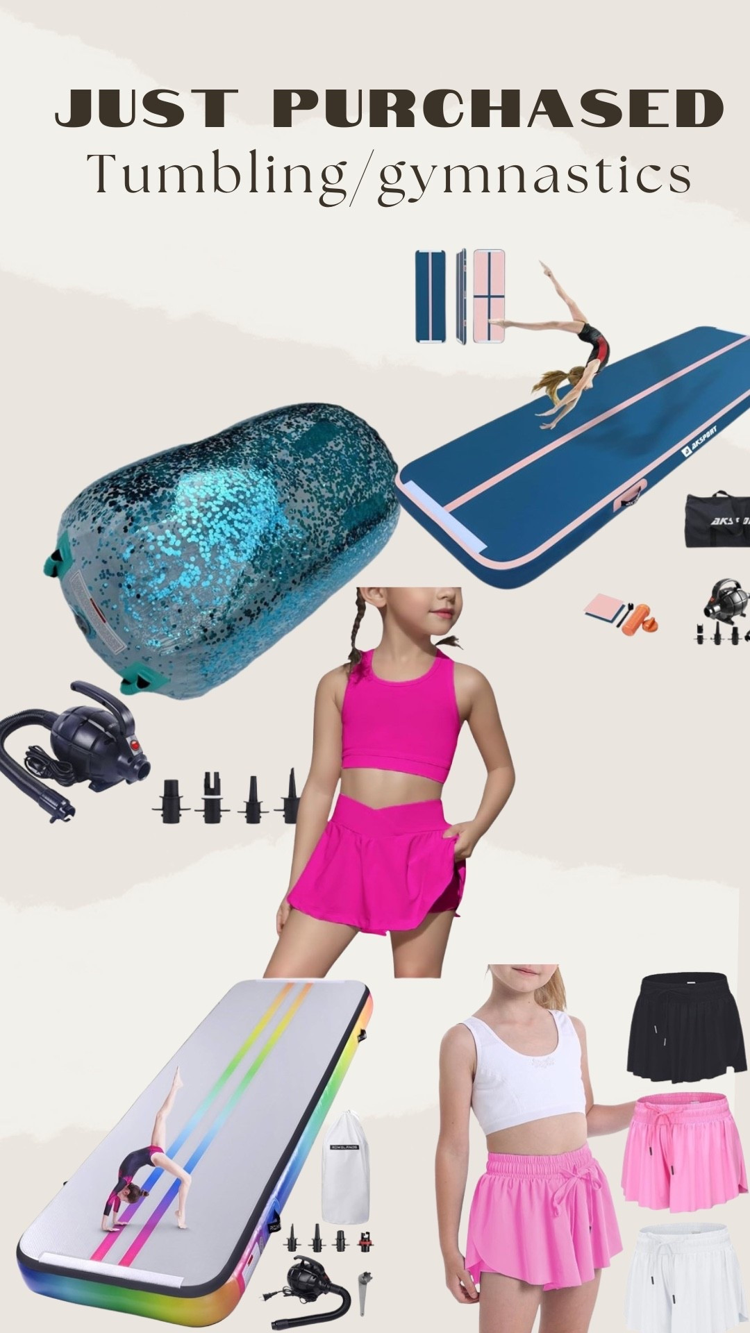 Christmas gifts for the tumbler or gymnast in your life! 

#LTKGiftGuide #LTKKids #LTKFamily