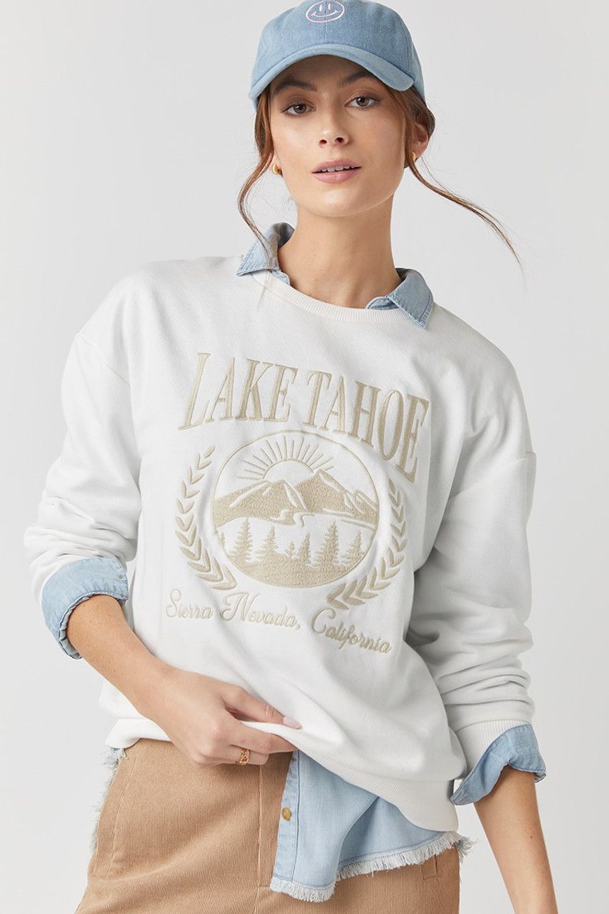 Lake Tahoe Crewneck Sweatshirt | Francesca's
