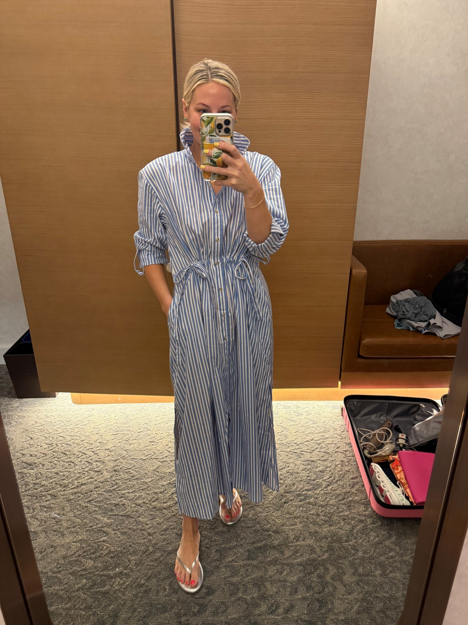 Saturday OOTD
Cato Dress- size small
Flip flops- Target 
Jewelry- Erin McDermott and Pavoi 


#LTKFindsUnder100 #LTKStyleTip #LTKWorkwear