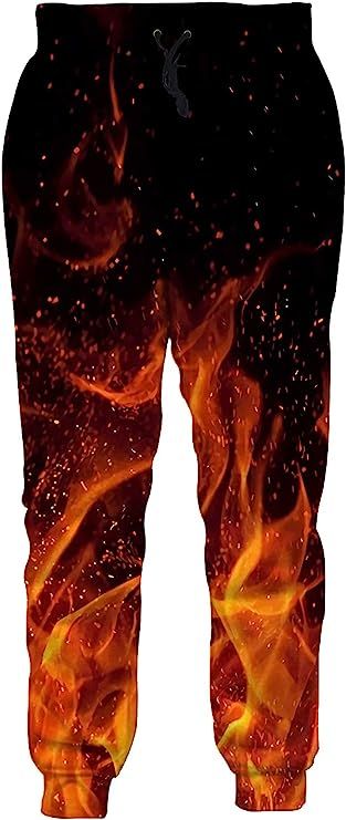 RAISEVERN Men/Women Sweatpants Funny Joggers Pants Sports Trousers with Drawstring | Amazon (US)