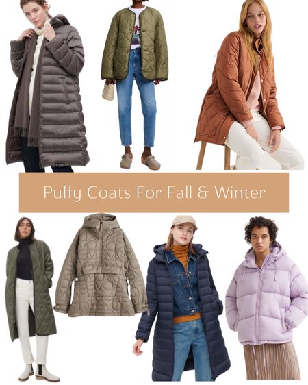 Puffy coats for fall and winter 

#LTKSeasonal #LTKstyletip