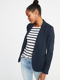 Classic Ponte-Knit Blazer for Women | Old Navy US