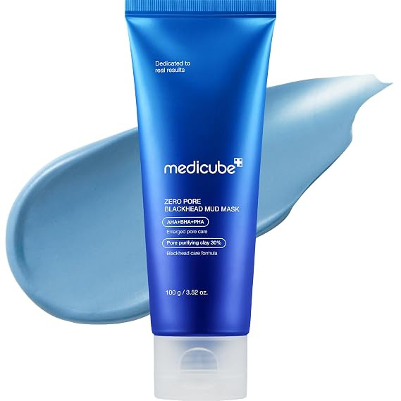 medicube Zero Pore Blackhead Mud Facial Mask - Skin Cooling & Pore Tightening - 3 Minute Quick Dr... | Amazon (US)