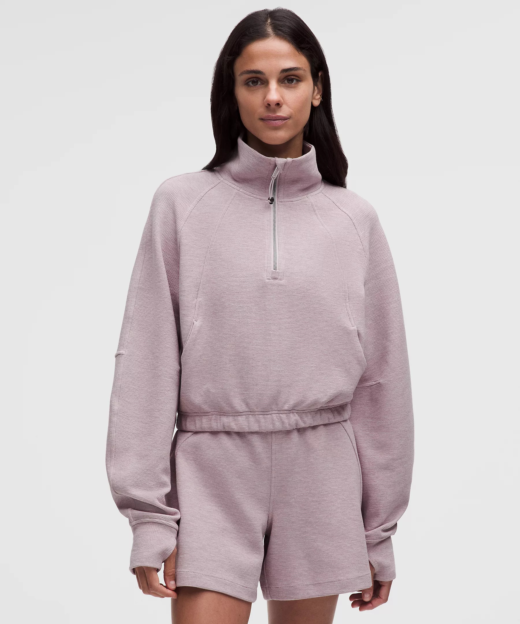 Scuba Cropped Funnel-Neck Half Zip | Lululemon (US)
