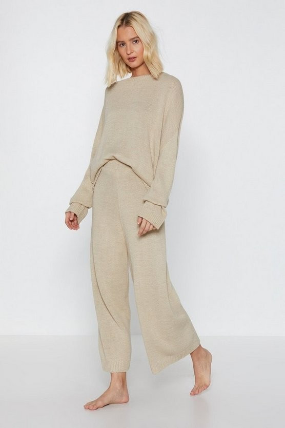 Knitted Sweater And Pants with High Neckline | NastyGal (US & CA)