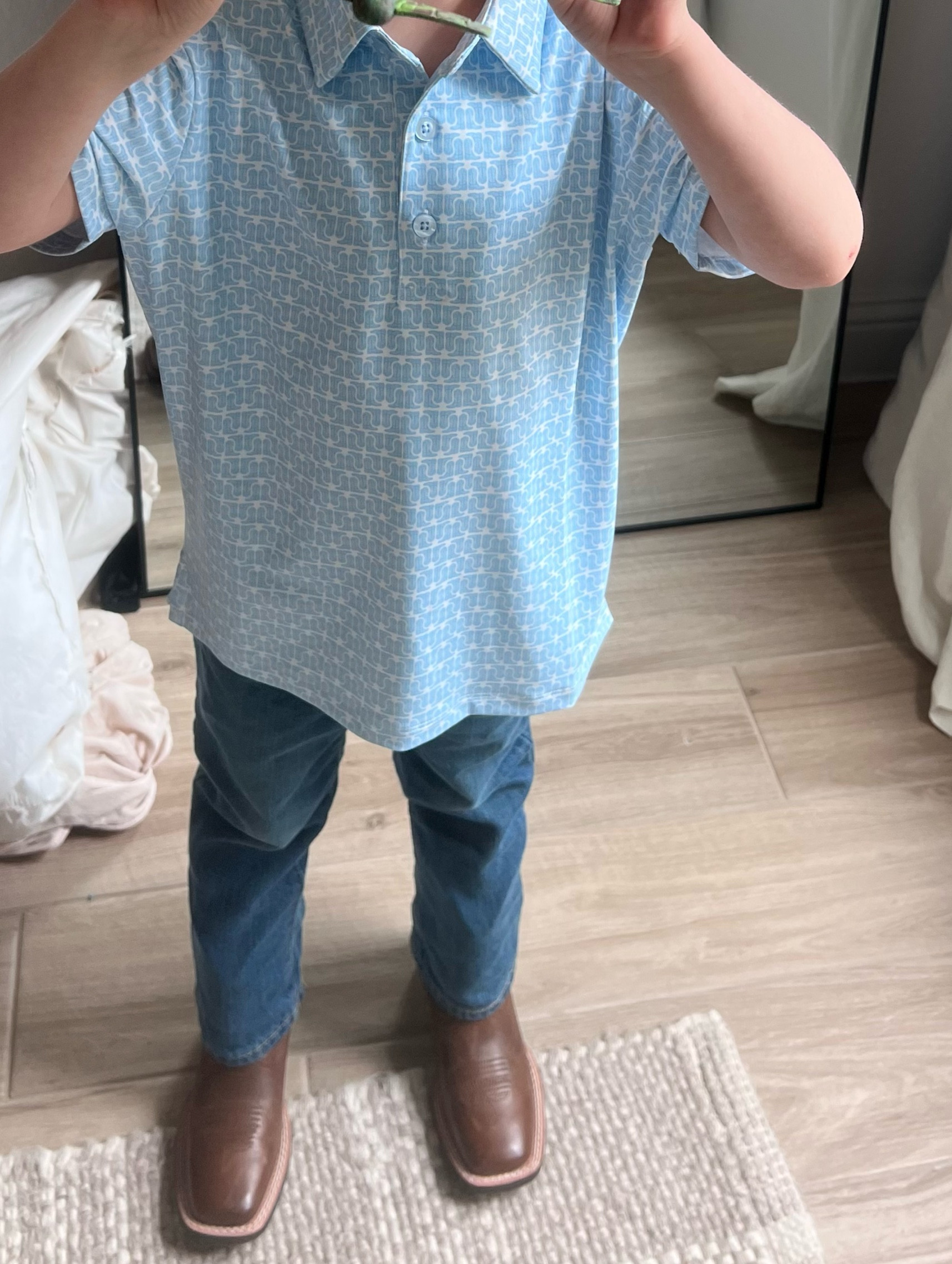 Little boy rodeo look! Jeans are $11 on Amazon and his boots say “girls” on Amazon but they’re not. We got them in store at cavenders. 

#LTKkids #LTKfamily