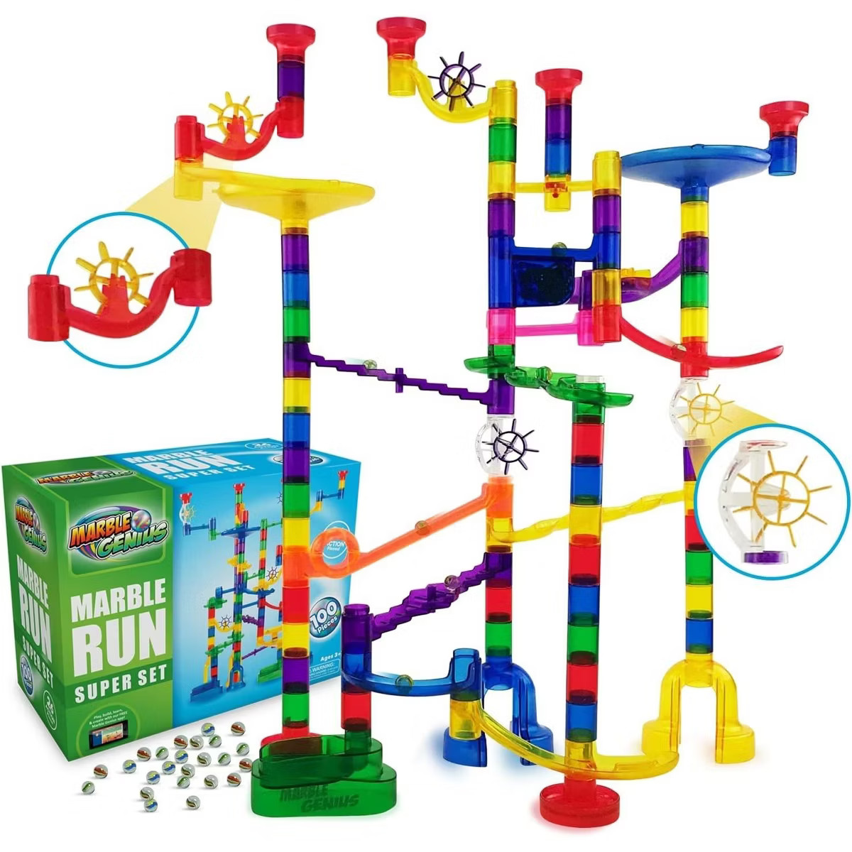 Marble Genius Marble Run - 150 Complete Pieces, Maze Track Toys for Adults and Kids Aged 3-14 Yea... | Target