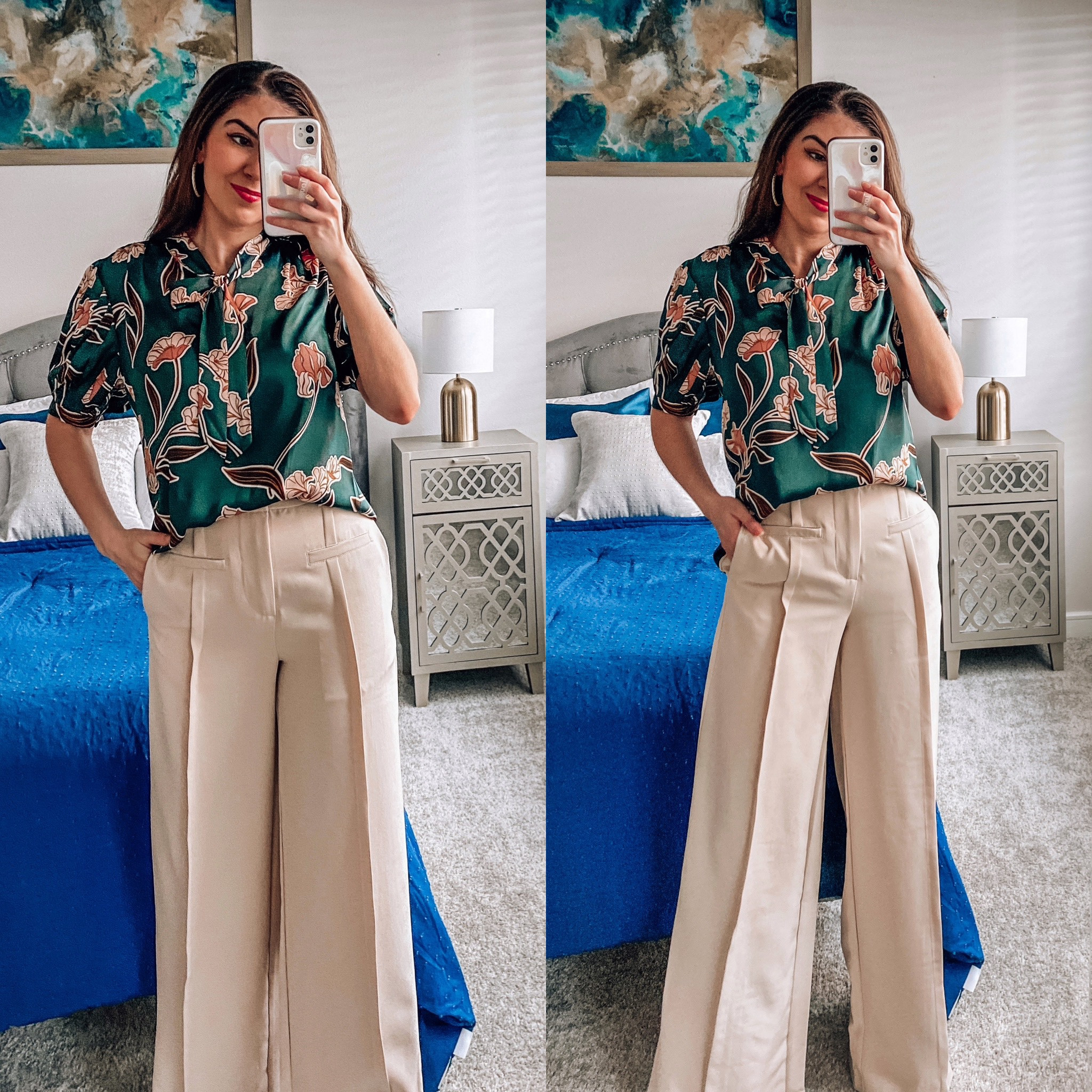 Sharing 3 Work Wear Styles Today! This floral blouse is perfect for early fall. I did link several from the same collection since this exact one just sold out. The pants are so comfy! Wearing size 0. 



#LTKunder50 #LTKBacktoSchool #LTKworkwear