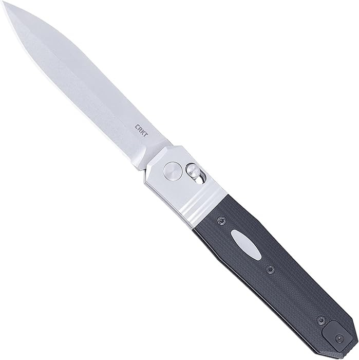 CRKT Redemption Everyday Carry EDC Pocket Folding Knife with Crossbar Lock: MagnaCut Plain Edge B... | Amazon (US)