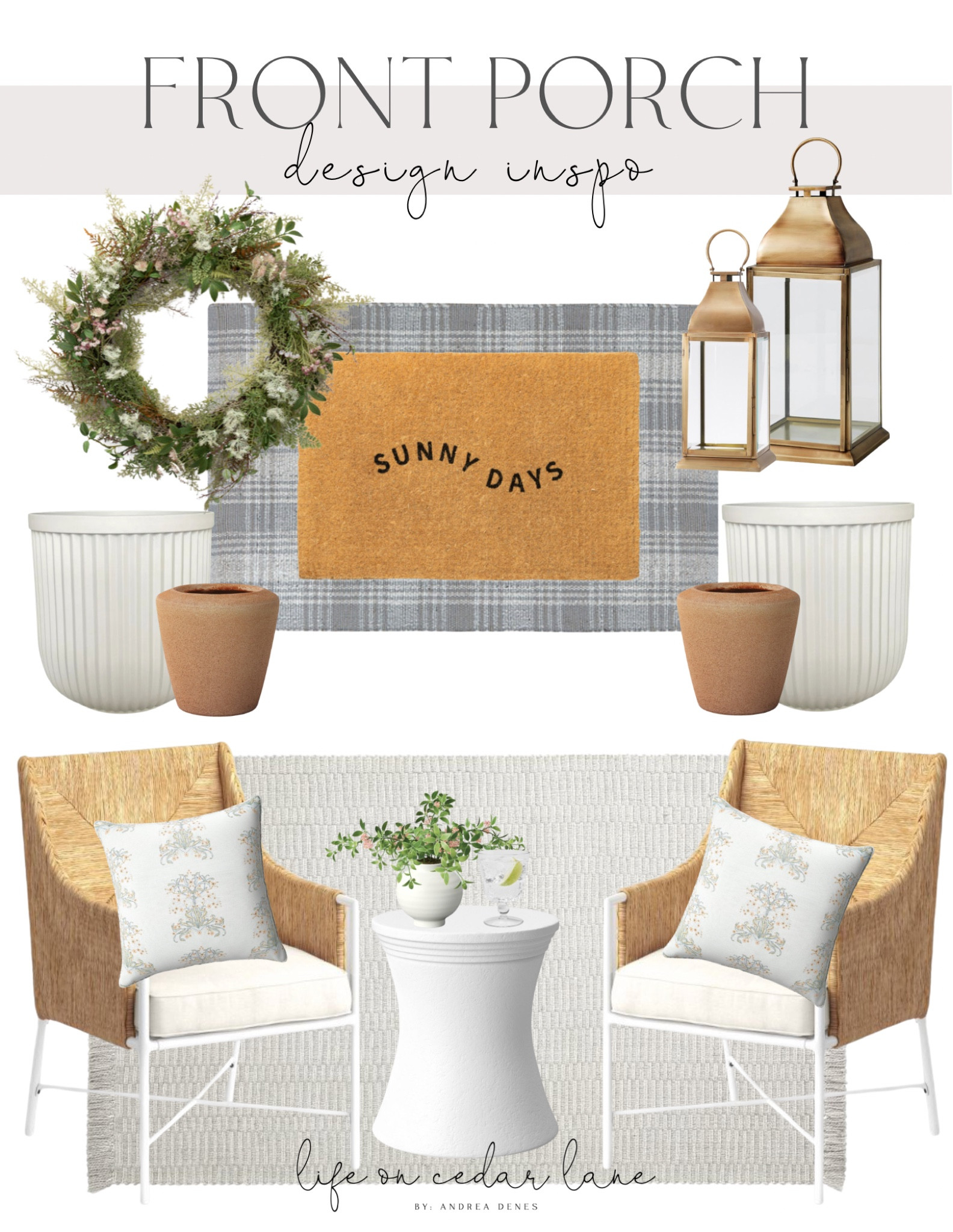 Front Porch Design Inspo- loving these pretty chairs from Target + on sale now! 

#LTKhome #LTKsalealert #LTKSeasonal