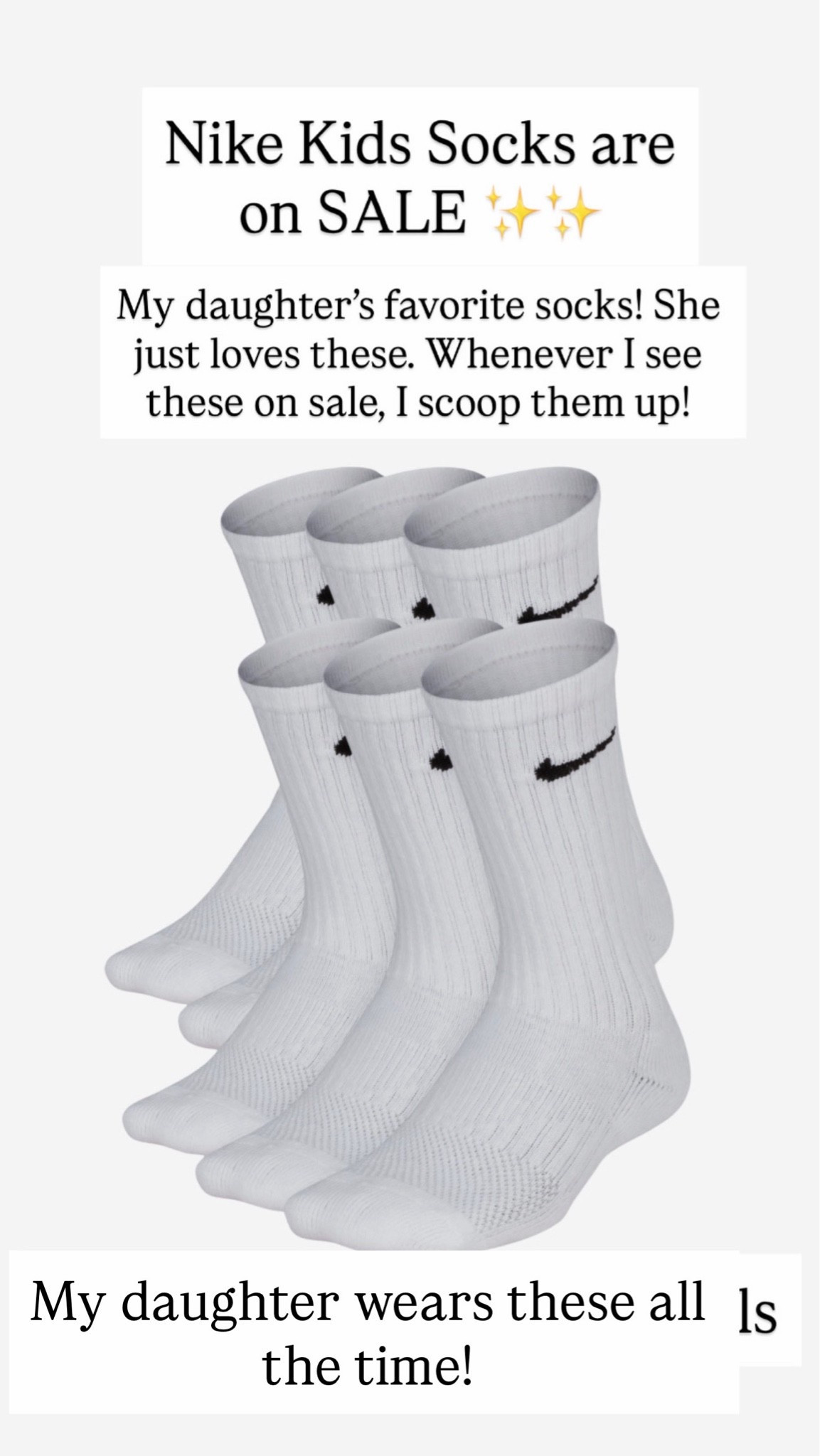 Nike kids sock are on sale

#LTKSaleAlert